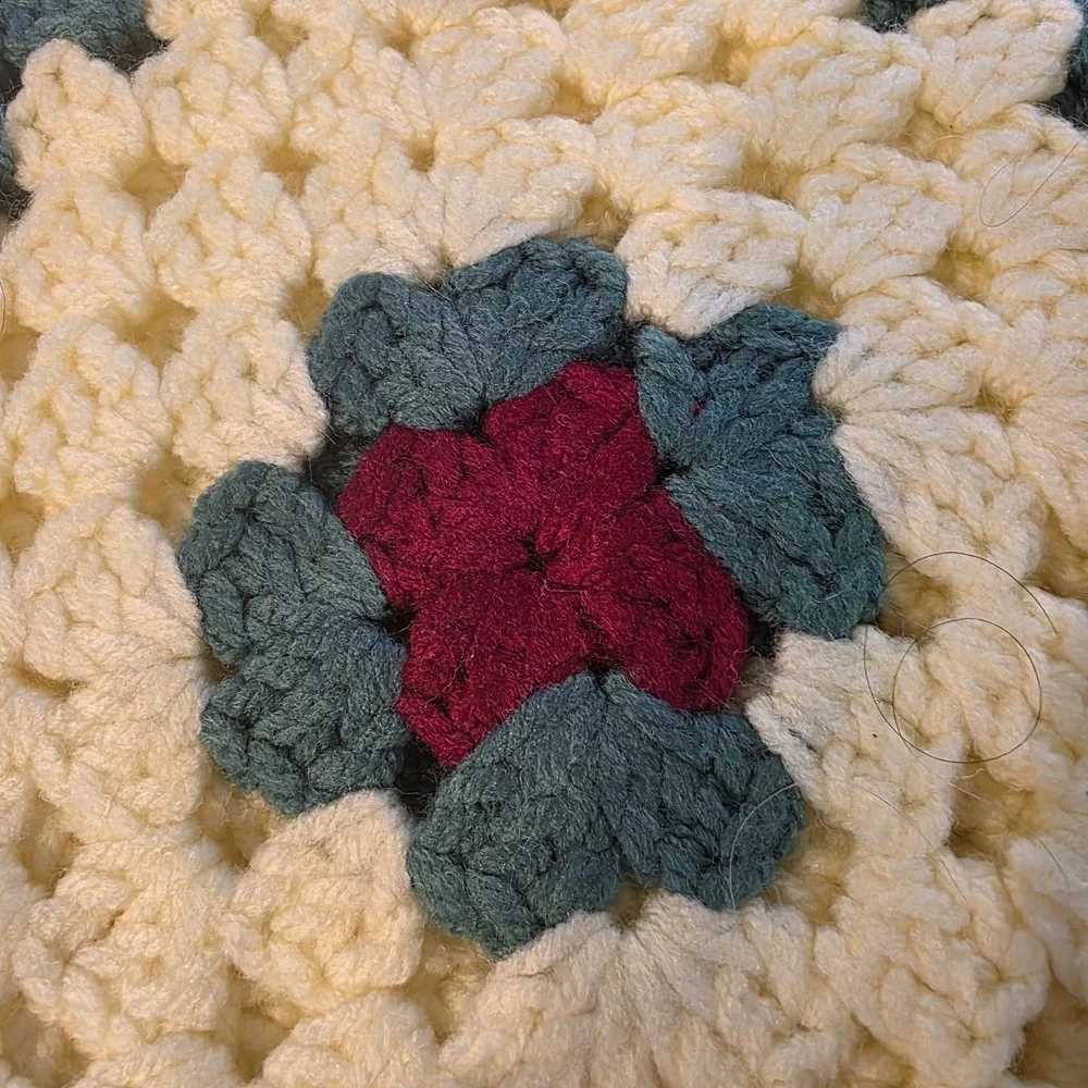 2 Handmade Crochet Pot Holders 8.5
